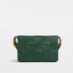 NEW Bottega Veneta Cassette Crossbody in Raintree